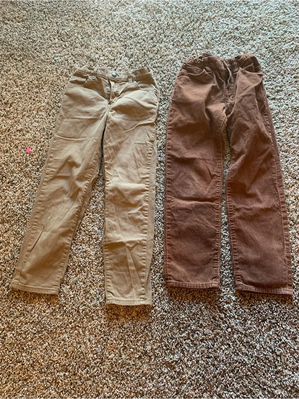 Gap and Sonoma straight leg pants boys size 8. Two pairs